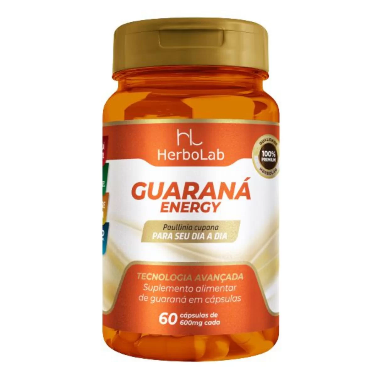 Guaraná Energy 60 Caps - Herbolab