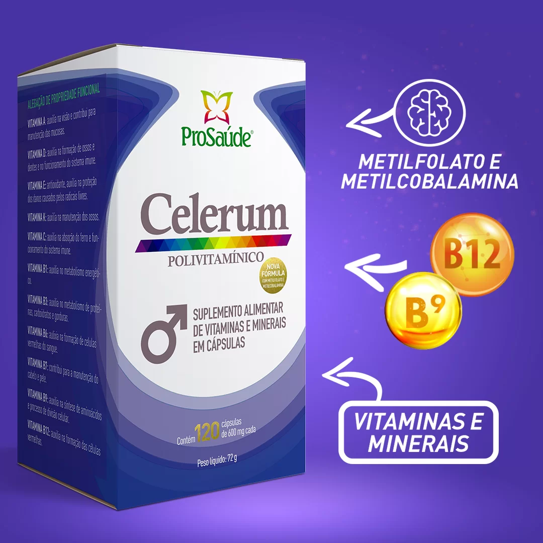 Celerum Man Prosaude - Polivitamínico de A a Z image hover