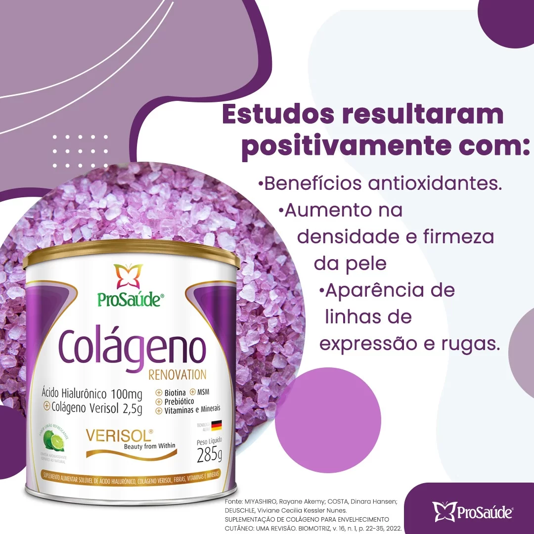Colageno Renovation Frutas Negras 285G - Prosaude