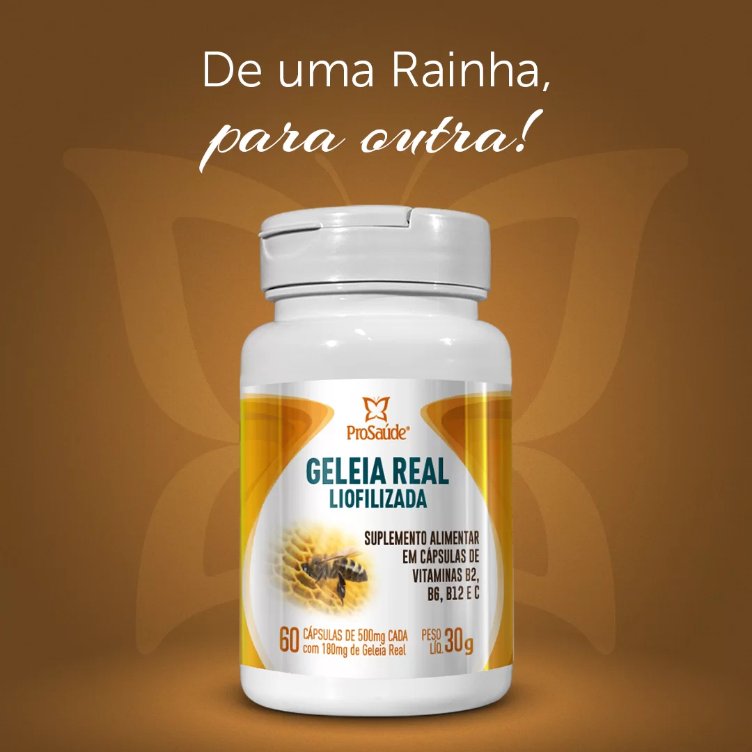 Geleia Real Liofilizada 30 Caps - Prosaude image hover