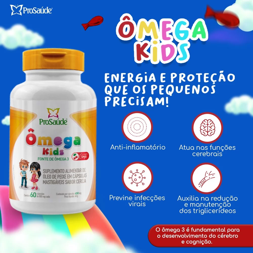 Ômega Kids 60 Caps - Prosaúde image hover
