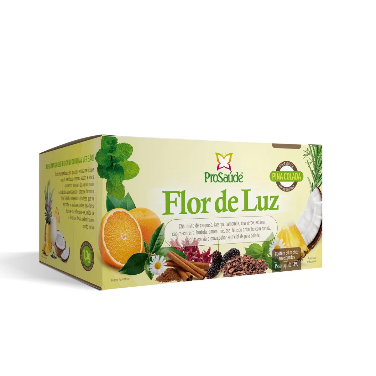 Chá Flor de Luz  Prosaude - Pina Colada