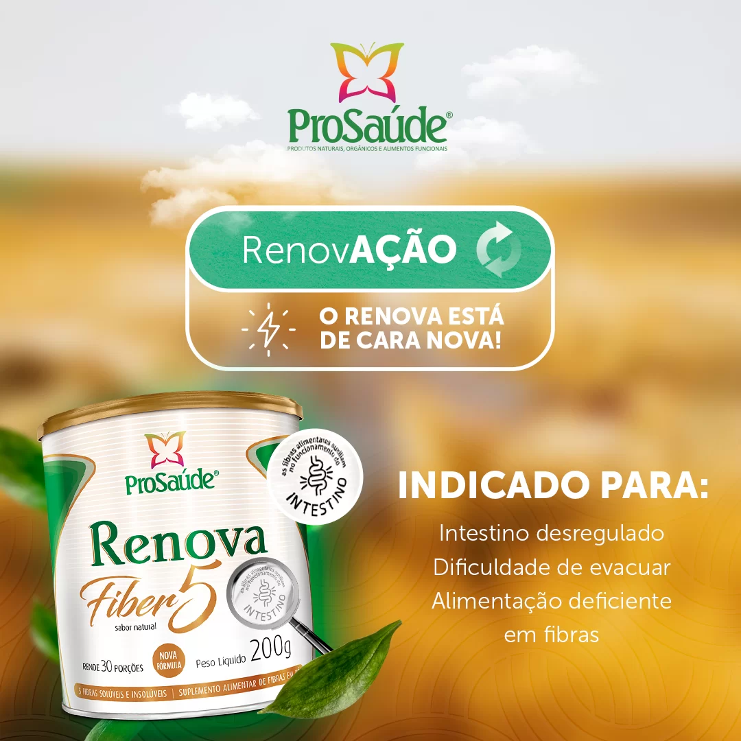 Renova Fiber 5 (Fibras) 200G - Prosaúde image hover