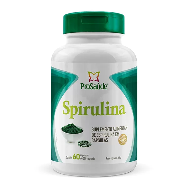 Spirulina 450 Mg 60 Cps - Prosaude