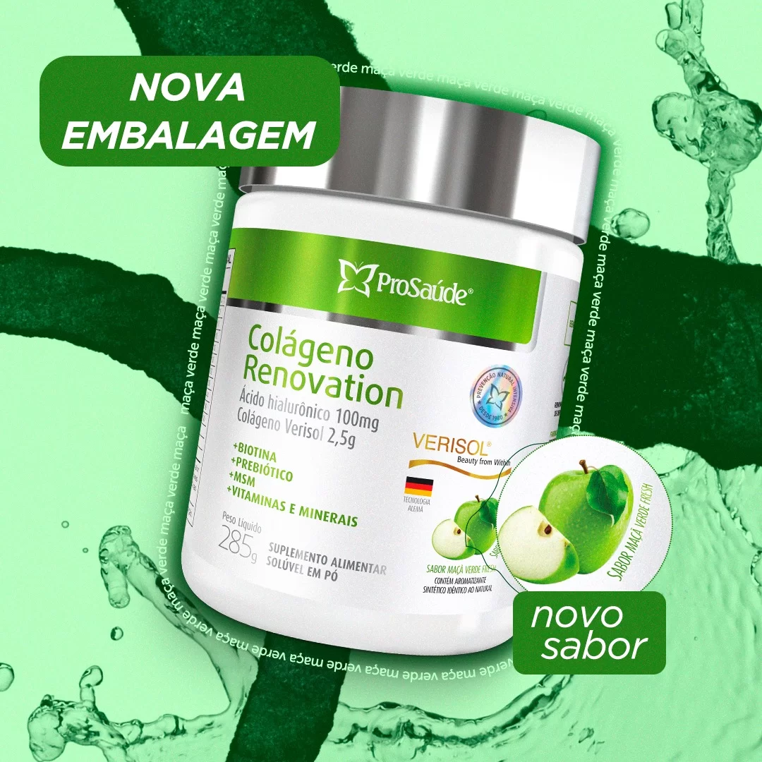 Colageno Renovation 285G/maca Verde Fresh-prosaude image hover