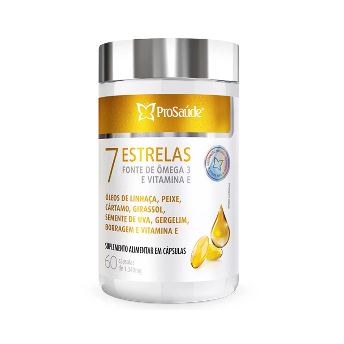 7 Estrelas 1000Mg 60 Cps - Prosaude