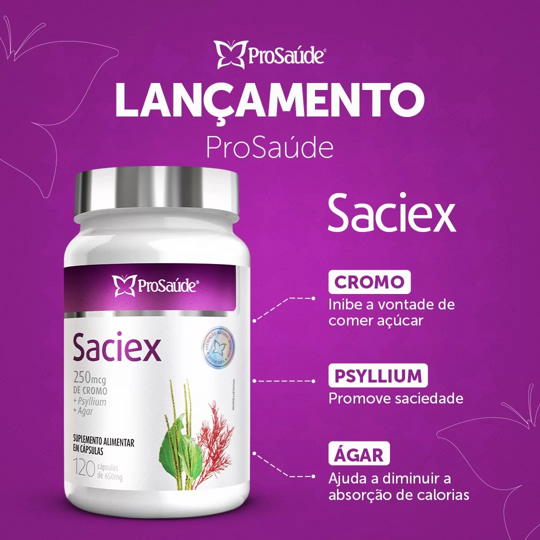 Saciex 120 Caps - Prosaude