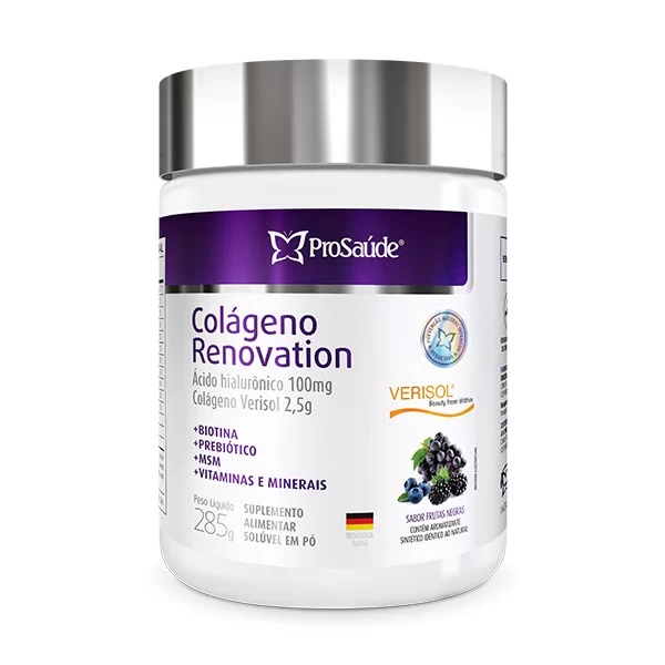 Colageno Renovation Frutas Negras 285G - Prosaude image hover
