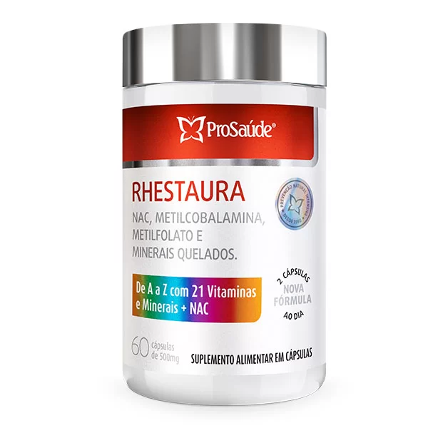 Rhestaura Plus (Polivitamínico) 60 Cps - Pro Saude